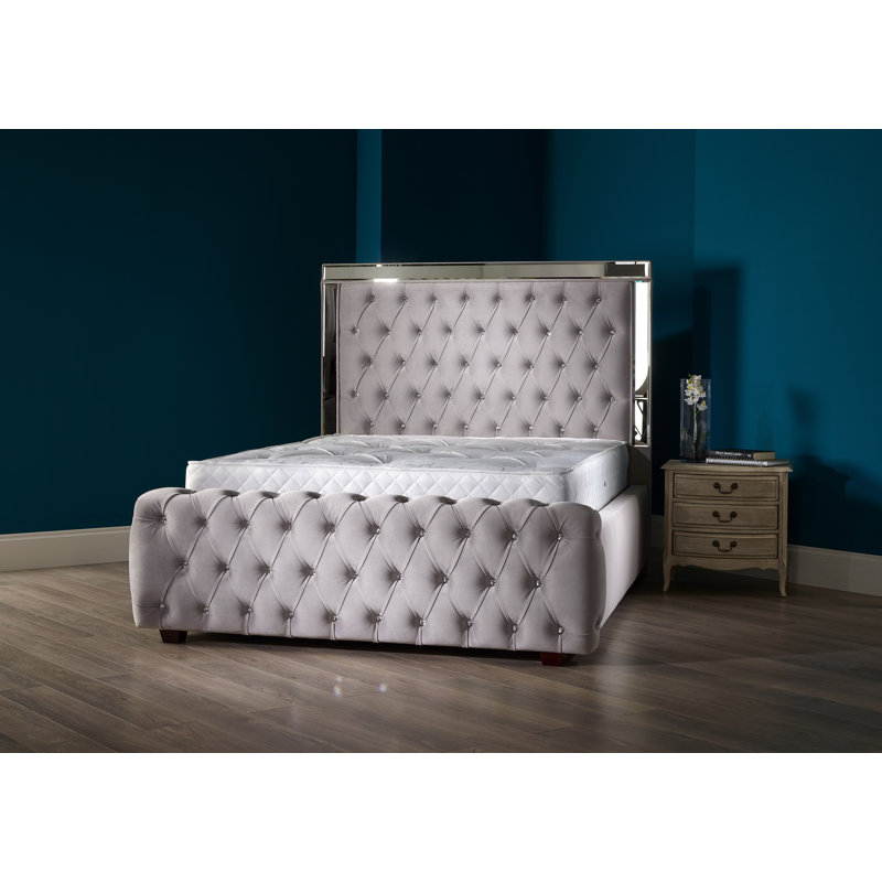Canora Grey Kaleb Upholstered Bed Frame Canora Grey Kaleb Upholstered Bed Frame